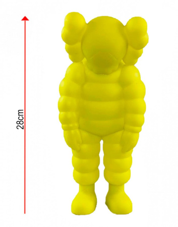 Kaws What Party Виниловая Фигурка (Желтый) - 28 см