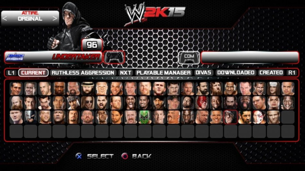 WWE 2K15  (Xbox360)