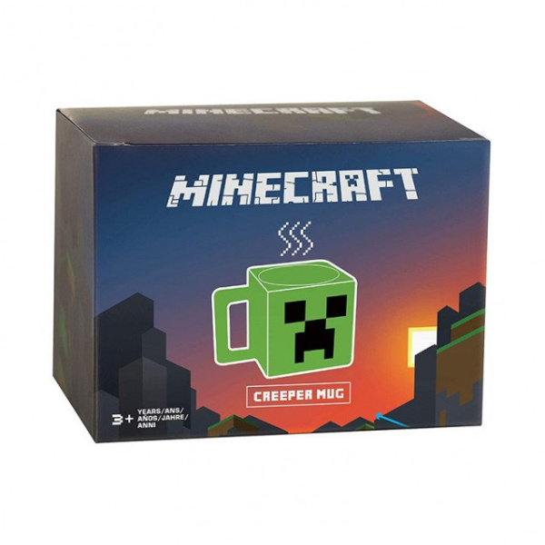Кружка JINX Minecraft Creeper Face Plastic 290 мл (JINX-4601)