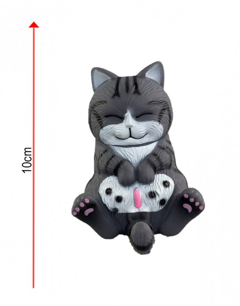 Фигурка Котик Сидячий 10 см N8