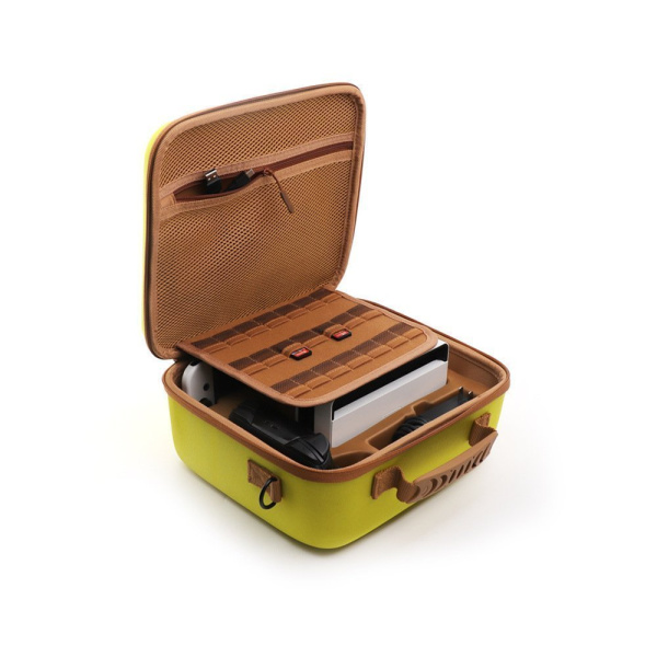 Сумка мессенджер для зберігання nintendo switch Жовта Oled EVA TNS-1898