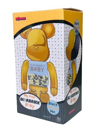 Bearbrick My First Baby Gold_Silver 400% (28см)