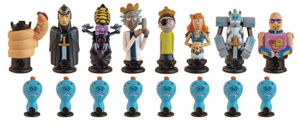 Шахи Рік і Морті (Rick and Morty Collector's Chess Set)
