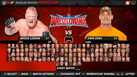 WWE 2K17  (Xbox360)