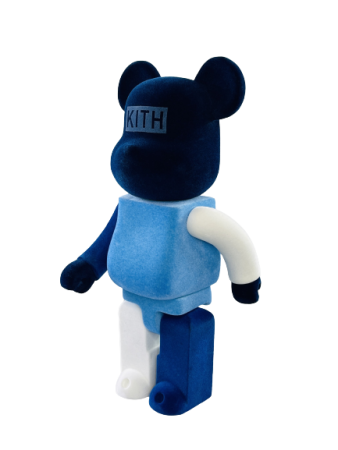 Bearbrick x Kith синий 400% (28 см)