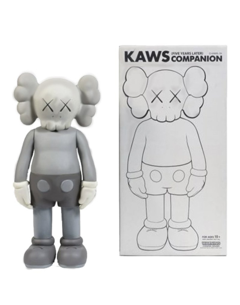Kaws Five Years Later Companion виниловая фигурка (серый) - 38 см Kaws Five Years Later Companion виниловая фигурка (серый) - 38 см