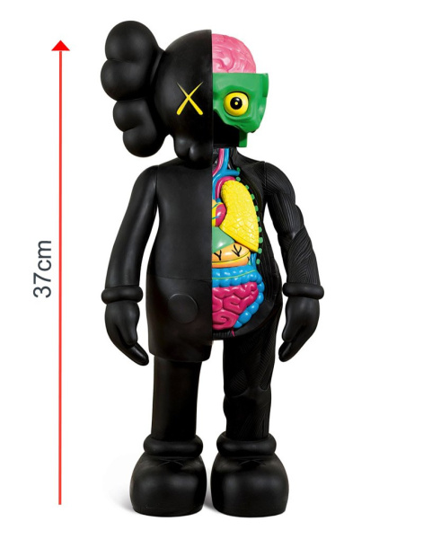 Фигурка KAWS Dissected Companion (Черный) – 37 см Фигурка KAWS Dissected Companion (Черный) – 37 см