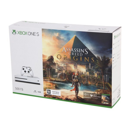 Xbox One S 500 ГБ + Assassin's Creed Истоки
