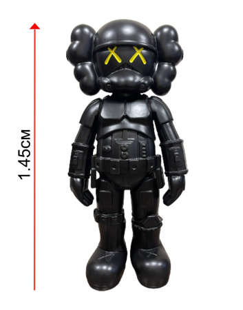 KAWS Star Wars Storm Trooper Darth Vader Companion виниловая фигурка (Черный) - 145 см