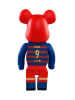 Bearbrick FCB Qatar Airways Suarez 9 Unicef 400% (28 см)