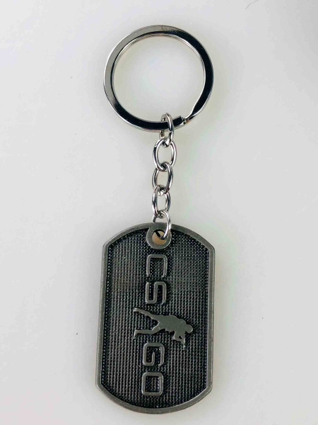 Геймерський металевий брелок CS:GO