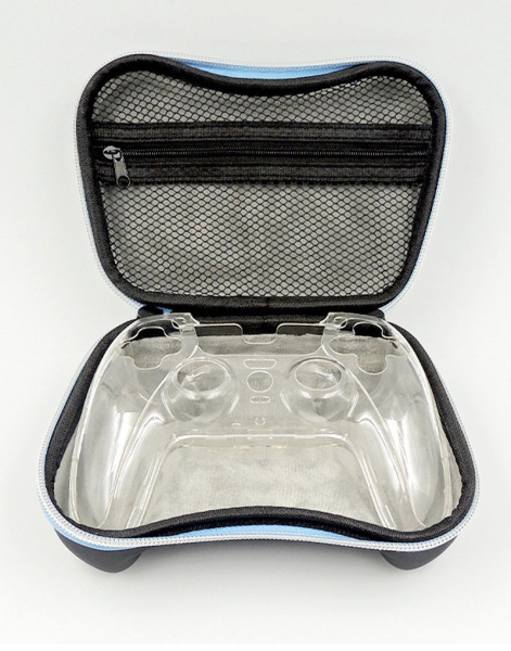 Сумка для зберігання ігрового контролера PS5 Контролер Crystal Case + Rocker Cap + сумка для захисту EVA, набір 6-в-1 DualSense HBP-286