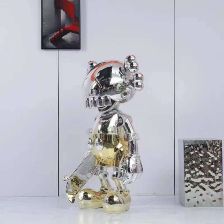 Фігурка KAWS Hajime Sorayama No Future золотий (130см)