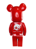 Bearbrick Japan Cool (Красный с белыми цветами) 1000% (70 см)
