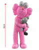Фигурка KAWS TAKE BFF (розовый/серый) - 32 см