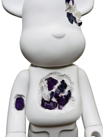 Bearbrick Art OverTurn Purple Crystal (Фиолетовый Кристалл) 1000% (70см)
