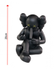 Фигурка KAWS Companion Small Lie Black (Черный) - 20 см