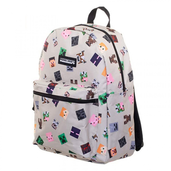 Рюкзак Jinx Майнкрафт Персонажи (Серый)
