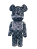 Bearbrick x Clot x Nike (Черный шелк) 1000% (70 см)