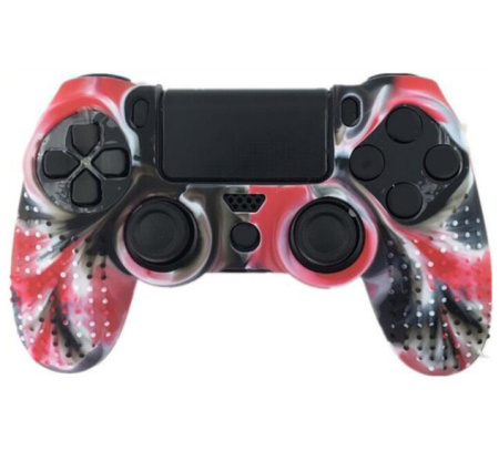 Захисний чохол PS4 / Slim / Pro протиковзка з частинками кольори