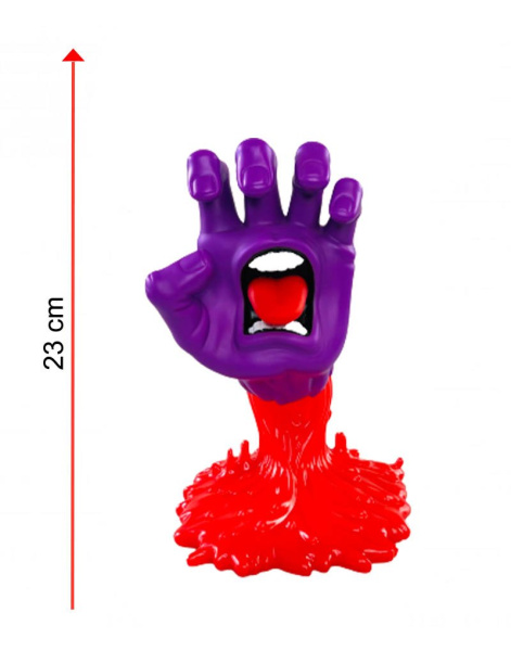 Фигурка Kaws Рука (Сиреневая/Красная) - 23 см