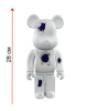 Bearbrick Art OverTurn Dark Blue Crystal (Синий Кристалл) 400% (28см)