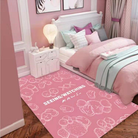 Ковер Kaws Seeing/Watching Design Розовый