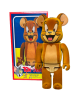 Bearbrick Том і Джеррі: Джеррі Флокі (Оксамитовий) 400% (28см)