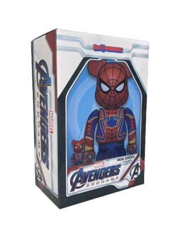 Bearbrick Iron Spider-man Avengers End Game 400% + 100% (28см+7см)