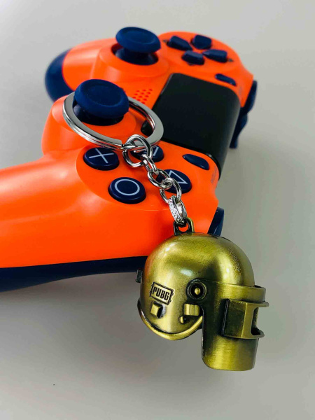 Ігровий брелок PUBG Helmet металевий, шолом гравця