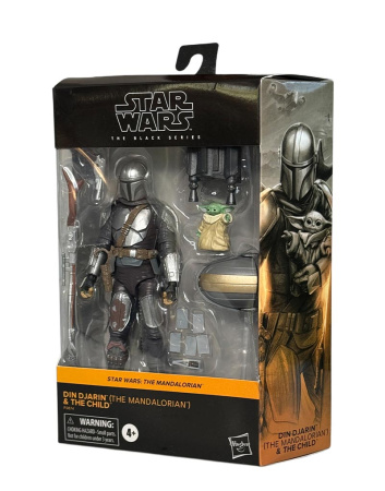 Фігурка Star Wars Black Series — Мандалорець (Din Djarin) і Ґрогу — 16 см 