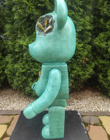 Фігурка Bearbrick — Daniel Arsham (Eroded Bronze) 1000% (70 см)