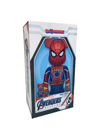 Bearbrick Iron Spider-man Avengers End Game 400% (28см)