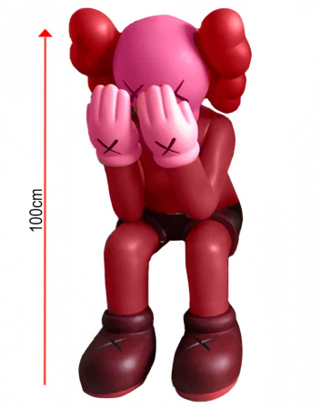 Фігурка Kaws Passing Through 100 см Pink