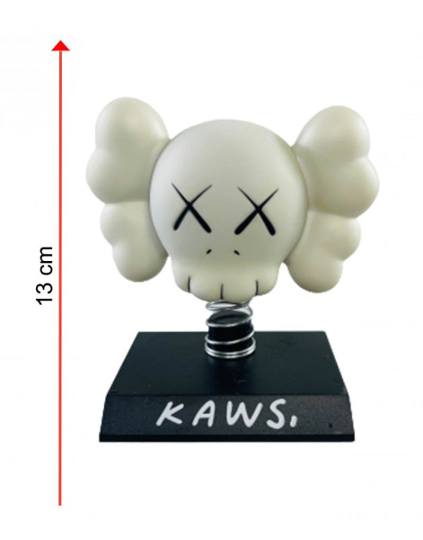Kaws Companion (Cars Series) Фигурка Башкотряс Голова (Серый) - 13 см Kaws Companion (Cars Series) Фигурка Башкотряс Голова (Серый) - 13 см