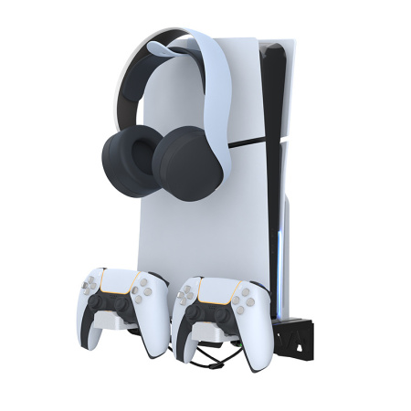 PS5 slim настінний кронштейн для зберігання консолі зарядка 2 DualSense  HBP-585