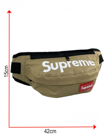 Сумка-бананка Supreme (Кофейная)