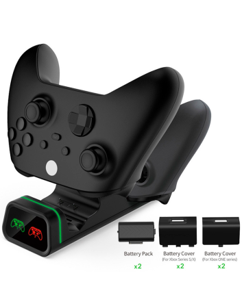 Зарядная станция для джойстиков + 2 аккумулятора Xbox Series/ONE TYX-19006X Зарядная станция для джойстиков + 2 аккумулятора Xbox Series/ONE TYX-19006X