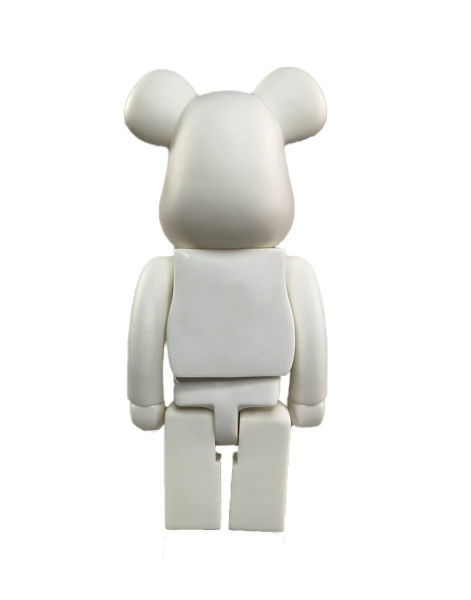 Bearbrick K.Olin Tribu Однотонный Белый 400% (28 См)