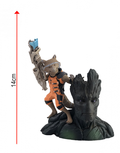 Фигурка Guardians Galaxy Rocket Raccoon и Groot 14 см