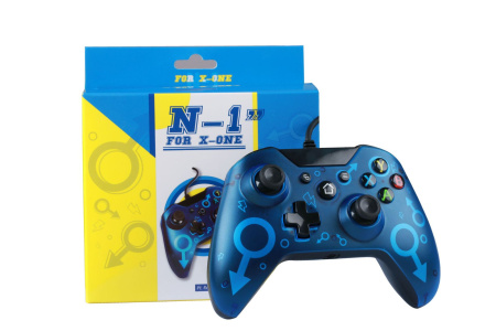 Проводной Геймпад (XBOX ONE) Синий Проводной Геймпад (XBOX ONE) Синий