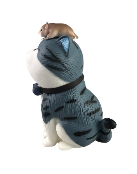 Фигурка Котик с Мышкой 12 см N6