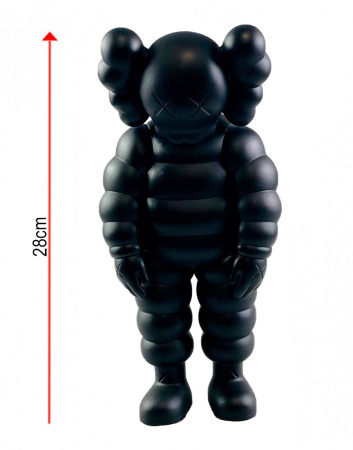 Kaws What Party Виниловая Фигурка (Черный) - 28 см