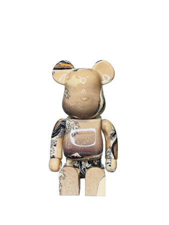 Bearbrick Katsushika Hokusai (Kanagawa Okinami Ura) 400% (28см)