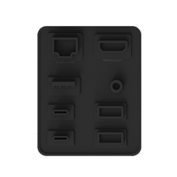 Набір захисних заглушок для PS5 Pro / Slim – 8 в 1 (USB, HDMI, живлення)