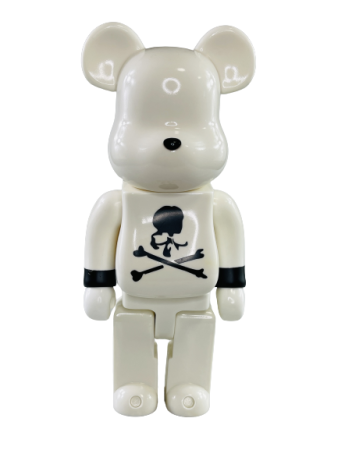 Bearbrick x Mastermind Japan White 400% (28 cм)