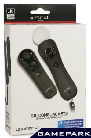 Комплект чехлов для PS Move (Silicone Jackets) Черный (PS3)