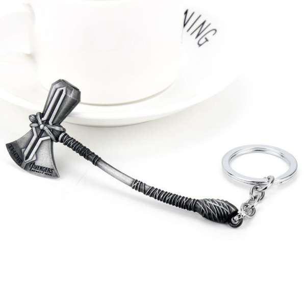 Брелок Громсекира Тора Серебро