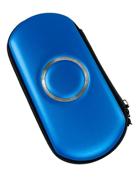 Твердая сумка чехол для PSP Синяя