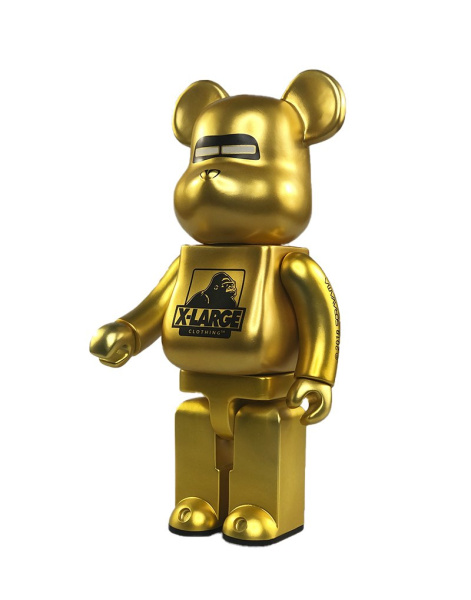 Bearbrick X-Large Hajime Sorayama Gold 400% (28 См)
